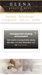 Mobile Screenshot of elena-wellness.de